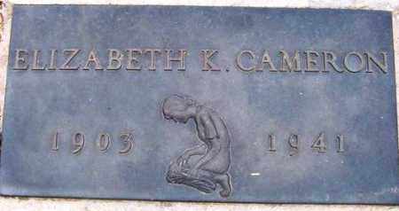 CAMERON, ELIZABETH - Maricopa County, Arizona | ELIZABETH CAMERON - Arizona Gravestone Photos