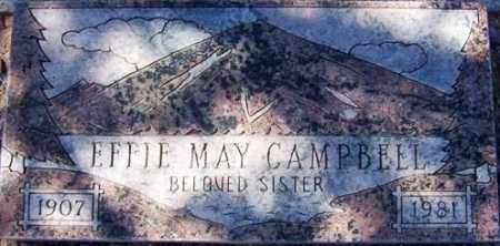 CAMPBELL, EFFIE MAY - Maricopa County, Arizona | EFFIE MAY CAMPBELL - Arizona Gravestone Photos