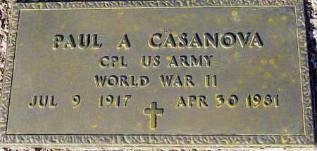 CASANOVA, PAUL A. - Maricopa County, Arizona | PAUL A. CASANOVA - Arizona Gravestone Photos