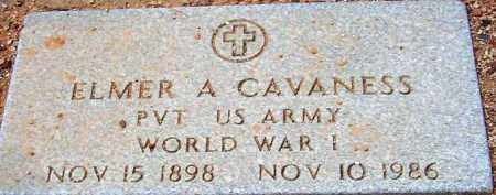 CAVANESS, ELMER A. - Maricopa County, Arizona | ELMER A. CAVANESS - Arizona Gravestone Photos