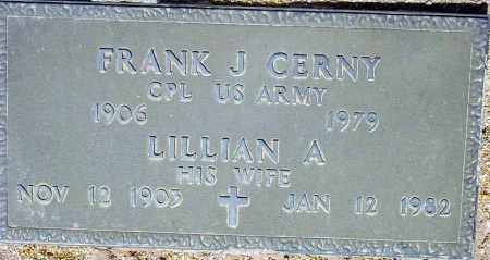 CERNY, FRANK J. - Maricopa County, Arizona | FRANK J. CERNY - Arizona Gravestone Photos