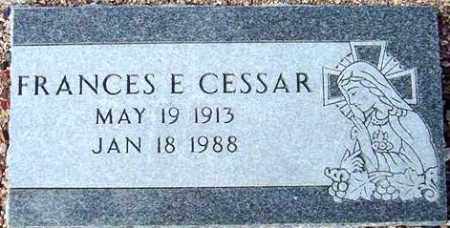 CESSAR, FRANCES E. - Maricopa County, Arizona | FRANCES E. CESSAR - Arizona Gravestone Photos