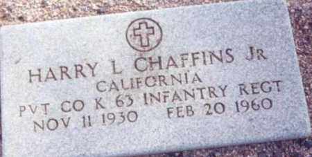 CHAFFINS, HARRY L, JR - Maricopa County, Arizona | HARRY L, JR CHAFFINS - Arizona Gravestone Photos
