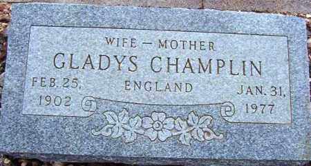 HACKNEY CHAMPLIN, GLADYS - Maricopa County, Arizona | GLADYS HACKNEY CHAMPLIN - Arizona Gravestone Photos