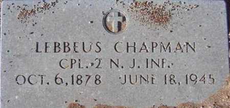 CHAPMAN, LEBBEUS - Maricopa County, Arizona | LEBBEUS CHAPMAN - Arizona Gravestone Photos