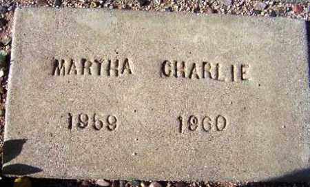 CHARLIE, MARTHA - Maricopa County, Arizona | MARTHA CHARLIE - Arizona Gravestone Photos