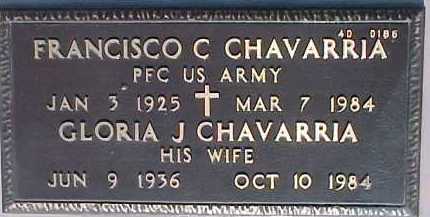 CHAVARRIA, GLORIA J. - Maricopa County, Arizona | GLORIA J. CHAVARRIA - Arizona Gravestone Photos