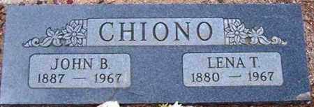 CHIONO, JOHN B. - Maricopa County, Arizona | JOHN B. CHIONO - Arizona Gravestone Photos