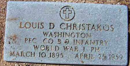 CHRISTAKOS, LOUIS D. - Maricopa County, Arizona | LOUIS D. CHRISTAKOS - Arizona Gravestone Photos