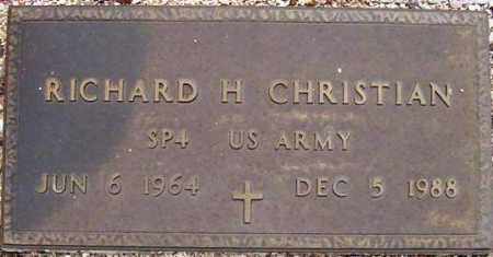 CHRISTIAN, RICHARD H. - Maricopa County, Arizona | RICHARD H. CHRISTIAN - Arizona Gravestone Photos