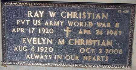CHRISTIAN, RAY W. - Maricopa County, Arizona | RAY W. CHRISTIAN - Arizona Gravestone Photos