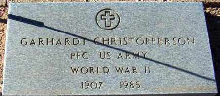 CHRISTOFFERSON, GARHARDT - Maricopa County, Arizona | GARHARDT CHRISTOFFERSON - Arizona Gravestone Photos