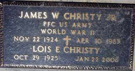 CHRISTY, JAMES W, JR - Maricopa County, Arizona | JAMES W, JR CHRISTY - Arizona Gravestone Photos