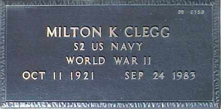CLEGG, MILTON K. - Maricopa County, Arizona | MILTON K. CLEGG - Arizona Gravestone Photos