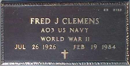CLEMENS, FRED J. - Maricopa County, Arizona | FRED J. CLEMENS - Arizona Gravestone Photos