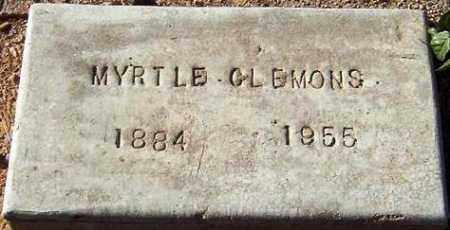 PLACKER CLEMONS, MYRTLE - Maricopa County, Arizona | MYRTLE PLACKER CLEMONS - Arizona Gravestone Photos