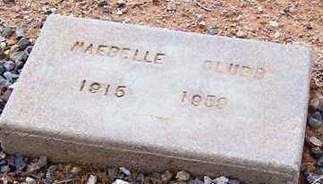 CLUBB, MAEBELLE - Maricopa County, Arizona | MAEBELLE CLUBB - Arizona Gravestone Photos