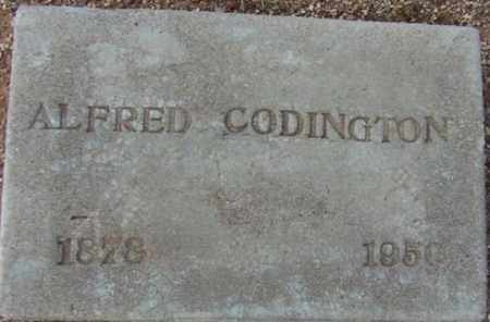 CODINGTON, ALFRED - Maricopa County, Arizona | ALFRED CODINGTON - Arizona Gravestone Photos