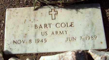 COLE, BART - Maricopa County, Arizona | BART COLE - Arizona Gravestone Photos