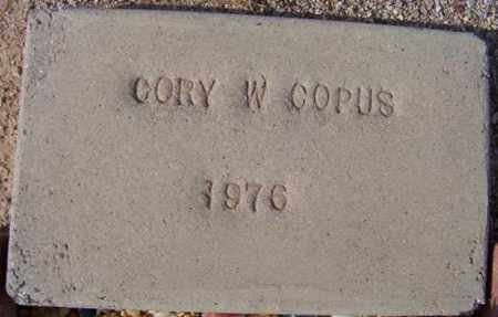COPUS, CORY W. - Maricopa County, Arizona | CORY W. COPUS - Arizona Gravestone Photos