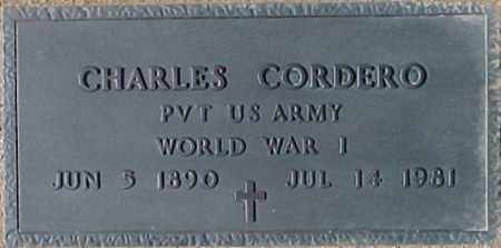 CORDERO, CHARLES - Maricopa County, Arizona | CHARLES CORDERO - Arizona Gravestone Photos