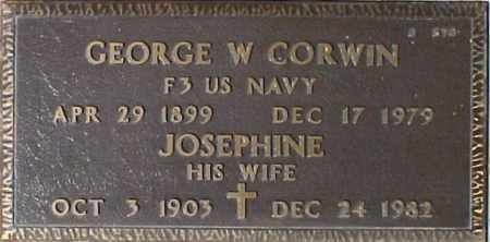 CORWIN, GEORGE W. - Maricopa County, Arizona | GEORGE W. CORWIN - Arizona Gravestone Photos