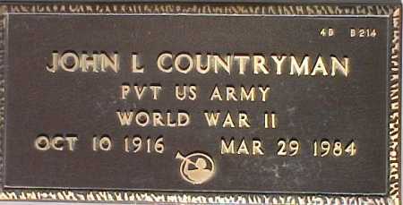 COUNTRYMAN, JOHN L. - Maricopa County, Arizona | JOHN L. COUNTRYMAN - Arizona Gravestone Photos