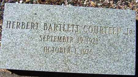 COURTEEN, HERBERT BARTLETT, JR - Maricopa County, Arizona | HERBERT BARTLETT, JR COURTEEN - Arizona Gravestone Photos