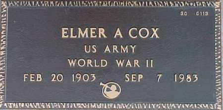 COX, ELMER A. - Maricopa County, Arizona | ELMER A. COX - Arizona Gravestone Photos
