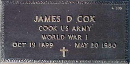 COX, JAMES D. - Maricopa County, Arizona | JAMES D. COX - Arizona Gravestone Photos
