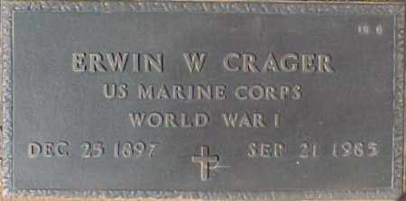 CRAGER, ERWIN W. - Maricopa County, Arizona | ERWIN W. CRAGER - Arizona Gravestone Photos