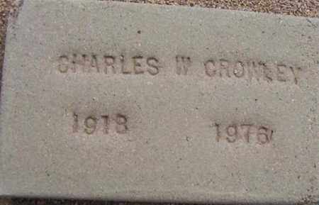 CROWLEY, CHARLES W. - Maricopa County, Arizona | CHARLES W. CROWLEY - Arizona Gravestone Photos