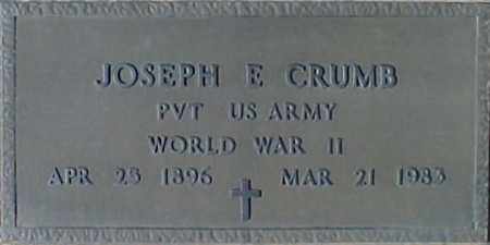 CRUMB, JOSEPH E - Maricopa County, Arizona | JOSEPH E CRUMB - Arizona Gravestone Photos