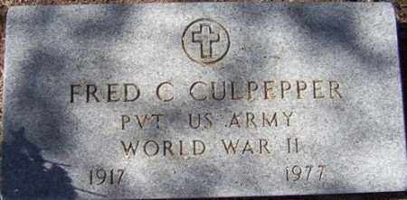 CULPEPPER, FRED C. - Maricopa County, Arizona | FRED C. CULPEPPER - Arizona Gravestone Photos