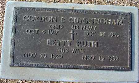 CUNNINGHAM, BETTY RUTH - Maricopa County, Arizona | BETTY RUTH CUNNINGHAM - Arizona Gravestone Photos