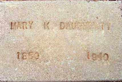 DAUGHERTY, MARY K. - Maricopa County, Arizona | MARY K. DAUGHERTY - Arizona Gravestone Photos