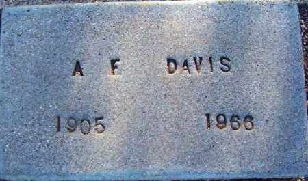 DAVIS, A. F. - Maricopa County, Arizona | A. F. DAVIS - Arizona Gravestone Photos