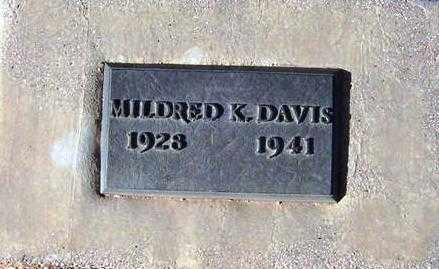 DAVIS, MILDRED KATHERINE - Maricopa County, Arizona | MILDRED KATHERINE DAVIS - Arizona Gravestone Photos