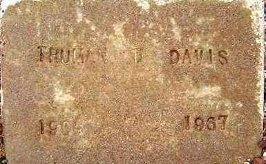 DAVIS, TRUMAN D. - Maricopa County, Arizona | TRUMAN D. DAVIS - Arizona Gravestone Photos