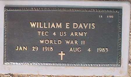 DAVIS, WILLIAM E. - Maricopa County, Arizona | WILLIAM E. DAVIS - Arizona Gravestone Photos