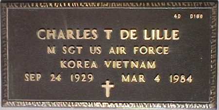 DE LILLE, CHARLES T. - Maricopa County, Arizona | CHARLES T. DE LILLE - Arizona Gravestone Photos
