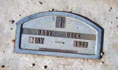 DECK, BABY MARY ROSA - Maricopa County, Arizona | BABY MARY ROSA DECK - Arizona Gravestone Photos