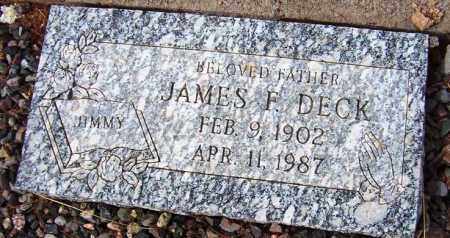DECK, JAMES F. (JIMMY) - Maricopa County, Arizona | JAMES F. (JIMMY) DECK - Arizona Gravestone Photos