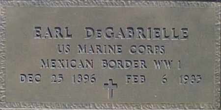 DEGABRIELLE, EARL - Maricopa County, Arizona | EARL DEGABRIELLE - Arizona Gravestone Photos