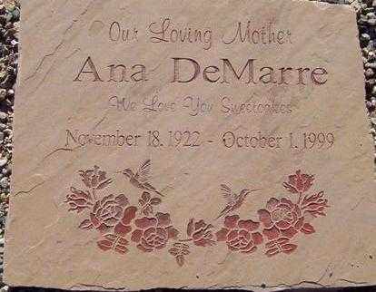 DEMARRE, ANA - Maricopa County, Arizona | ANA DEMARRE - Arizona Gravestone Photos