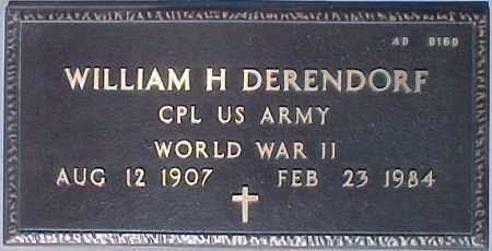 DERENDORF, WILLIAM H. - Maricopa County, Arizona | WILLIAM H. DERENDORF - Arizona Gravestone Photos