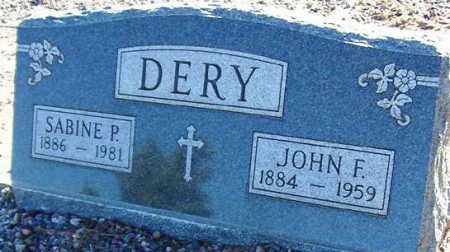 DERY, JOHN FREDERIC - Maricopa County, Arizona | JOHN FREDERIC DERY - Arizona Gravestone Photos
