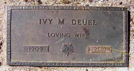 DEUEL, IVY M. - Maricopa County, Arizona | IVY M. DEUEL - Arizona Gravestone Photos
