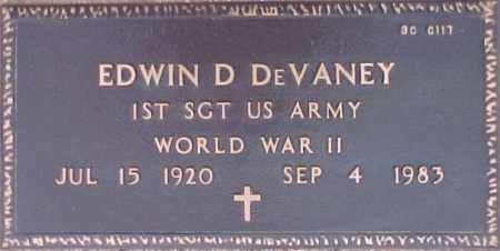 DEVANEY, EDWIN D. - Maricopa County, Arizona | EDWIN D. DEVANEY - Arizona Gravestone Photos