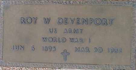 DEVENPORT, ROY W - Maricopa County, Arizona | ROY W DEVENPORT - Arizona Gravestone Photos